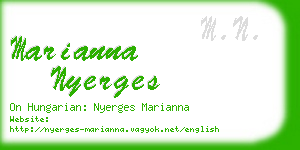 marianna nyerges business card
